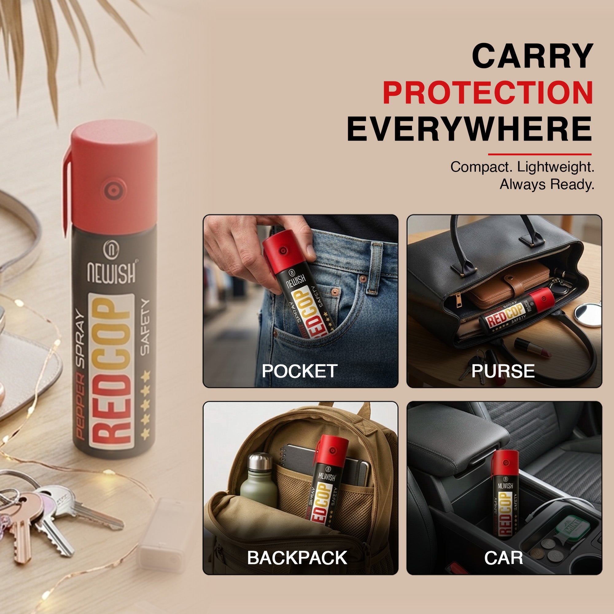 Newish Pepper Spray for Personal Safety & Self Defence