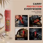 Newish Red Chilli Pepper Spray for Personal Safety & Self Defence – Pack of 4