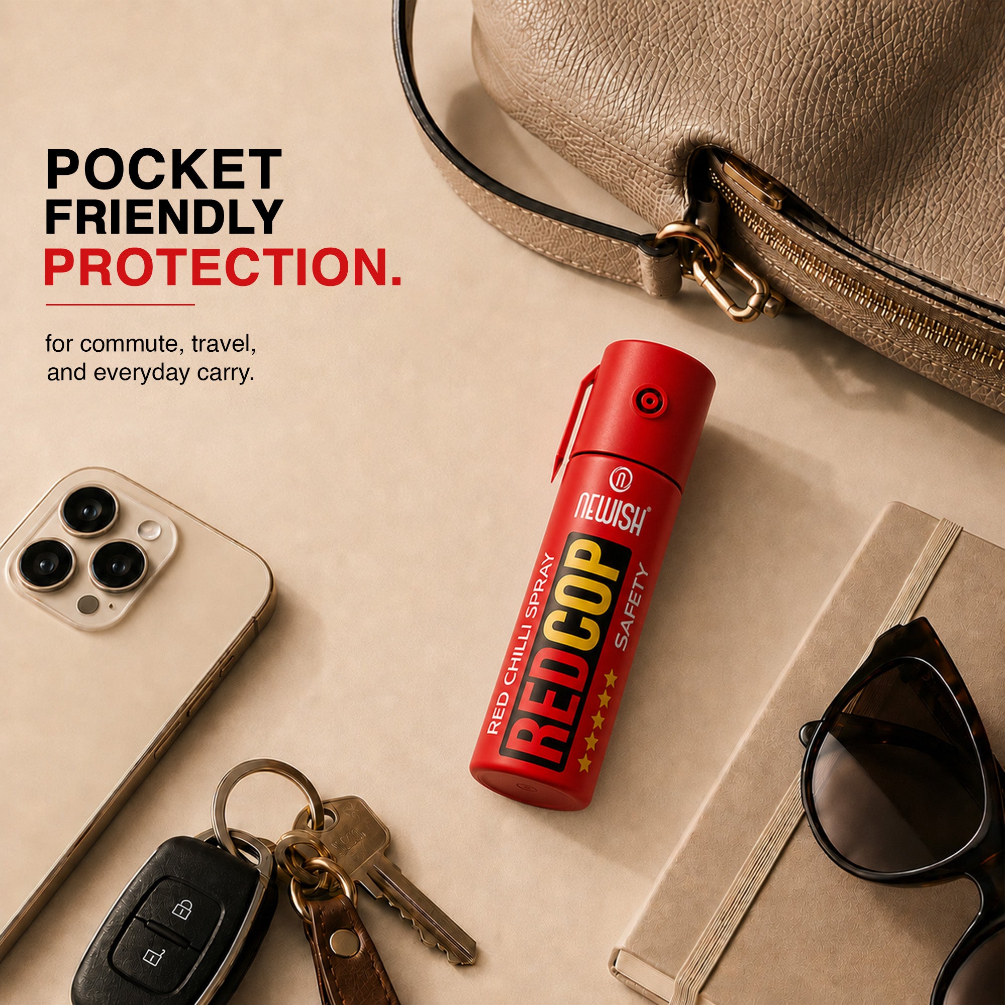 Newish Red Chilli Pepper Spray for Personal Safety & Self Defence – Pack of 2