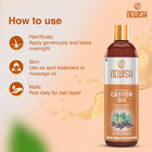 Newish Cold Pressed Castor Oil for Hair, Skin & Scalp – Pack of 2