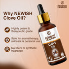 Newish Clove Essential Oil for Hair, Skin & Aromatherapy