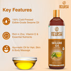 Newish Cold Pressed Sesame Oil for Hair and Body care