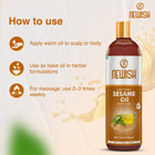 Newish Cold Pressed Sesame Oil for Hair and Body care