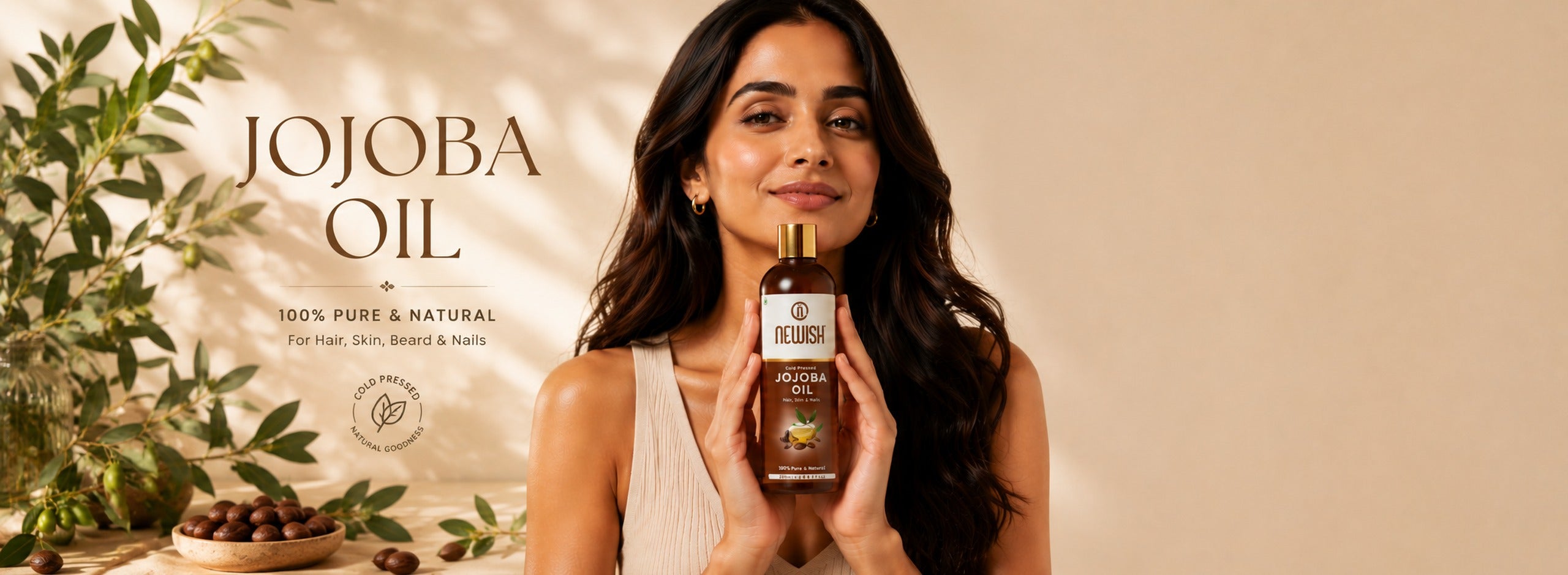 Newish Cold Pressed Jojoba Oil for Hair & Skin
